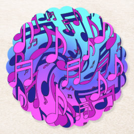 美しい音楽カラフルの生き生きとしたミュージカル ペーパーコースター