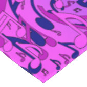 美しい音楽カラフルスワーリングノートPink Aqua テーブルクロス (アングル)