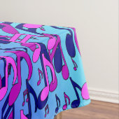 美しい音楽カラフルスワーリングノートPink Aqua テーブルクロス (インサイチュ)
