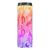 美しい音楽ハッピーカラーにぎやかな音符 タンブラー (裏面)