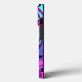 美しい音楽ミュージカルパターンピンクパープルアクア Case-Mate iPhoneケース (裏面 / 左)