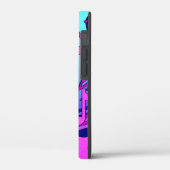 美しい音楽ミュージカルパターンピンクパープルアクア Case-Mate iPhoneケース (裏面 / 左)