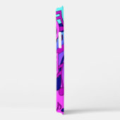 美しい音楽ミュージカルパターンピンクパープルアクア Case-Mate iPhoneケース (裏面 / 右)