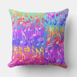 美しい音楽、明るい幸カラフルせ クッション