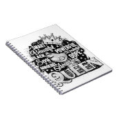 美しい頭が切れる素晴らしいブラッククイーンメラニンシアスタ ノートブック (右側)