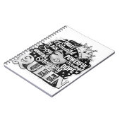 美しい頭が切れる素晴らしいブラッククイーンメラニンシアスタ ノートブック (左側)