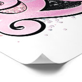 美しい頭が切れる素晴らしいブラッククイーンメラニンシアスタ ポスター (角)