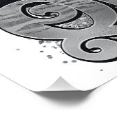 美しい頭が切れる素晴らしいブラッククイーンメラニンシアスタ ポスター (コーナー)