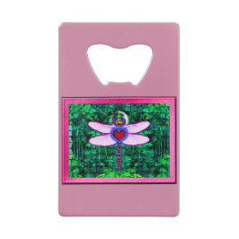 美しい額縁の「クラッケル額縁ドラゴンフライ」artwor クレジットカード栓抜き