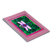 美しい額縁の「クラッケル額縁ドラゴンフライ」artwor ノートブック (右側)