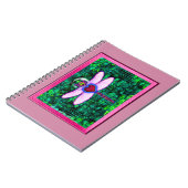 美しい額縁の「クラッケル額縁ドラゴンフライ」artwor ノートブック (左側)