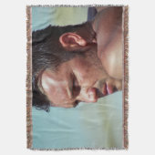 美しい顔のブランケット スローブランケット (正面縦)