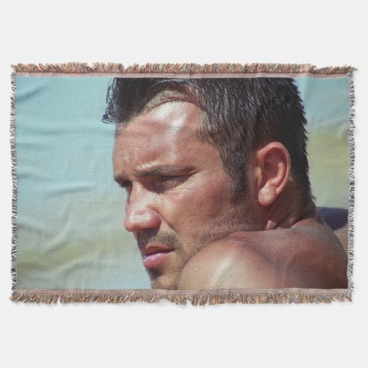 美しい顔のブランケット スローブランケット (正面)