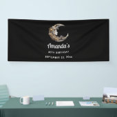 美しい顔インザムーン誕生日 横断幕 (トレードショー)