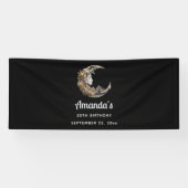 美しい顔インザムーン誕生日 横断幕 (横)