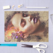 美しい顔ティッシュペーパー 薄葉紙 (クラフト)