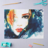 美しい顔家具デコペティッシュペーパー 薄葉紙 (クラフト)