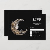 美しい顔結婚の月 出欠カード (正面/裏面)