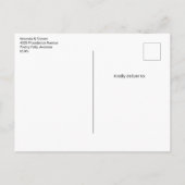 美しい顔結婚の月 案内ポストカード (裏面)