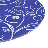 美しい顔：単線スケッチ。 カッティングボード (角)