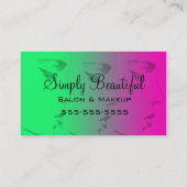 美しい顔 名刺 (裏面)