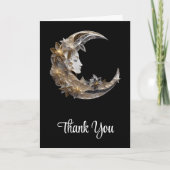 美しい顔in the moonありがとう カード (正面)