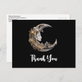 美しい顔in the moonありがとう ポストカード (正面/裏面)