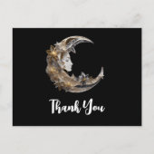 美しい顔in the moonありがとう ポストカード (正面)