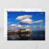 美しい風光明媚なメインハーバーポストカード ポストカード (正面/裏面)