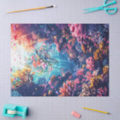 美しい風光明媚な海の切り離し 薄葉紙 (クラフト)