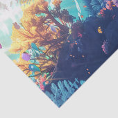 美しい風光明媚な海の切り離し 薄葉紙 (詳細)