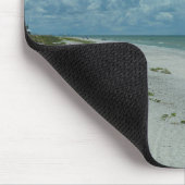 美しい風光明媚な熱帯ビーチホライゾンフォト マウスパッド (コーナー)