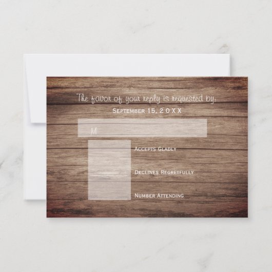 美しい風化木樽とサンゴ – RSVP (裏面)