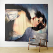 美しい風吹ビクトリアン女 タペストリー (インサイチュ(横))