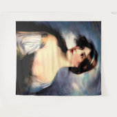 美しい風吹ビクトリアン女 タペストリー (正面(横))