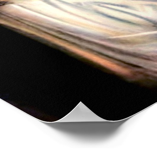 美しい風吹ビクトリアン女 ポスター (角)