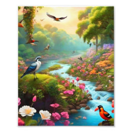 美しい風景の写真の拡大 フォトプリント           