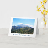 美しい風景の写真父の日 カード (黄色い花)