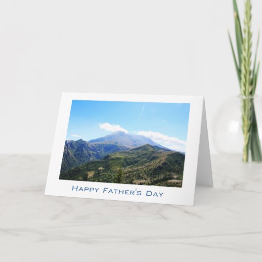 美しい風景の写真父の日 カード (正面)