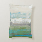 美しい風景を見下ろす白い雲 アクセントクッション (裏面(縦))