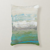 美しい風景を見下ろす白い雲 アクセントクッション (正面(垂直))