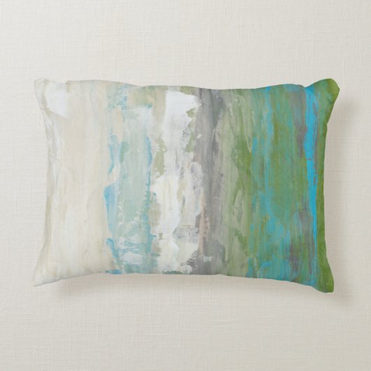 美しい風景を見下ろす白い雲 アクセントクッション (裏面)