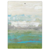 美しい風景を見下ろす白い雲 クリップボード (裏面)