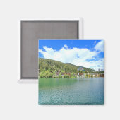 美しい風景クランモンタナスイス マグネット (正面/裏面)