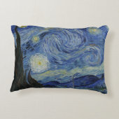 美しい風景ブルーナイトスカイゴールデンスターズ アクセントクッション (裏面)