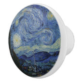 美しい風景ブルーナイトスカイゴールデンスターズ セラミックノブ (右)