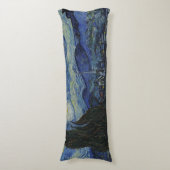 美しい風景ブルーナイトスカイゴールデンスターズ ボディピロー (正面縦)