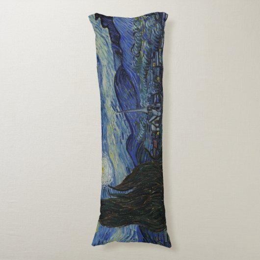 美しい風景ブルーナイトスカイゴールデンスターズ ボディピロー (正面縦)