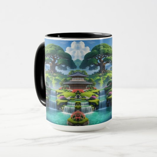 美しい風景庭園 マグカップ (正面左)