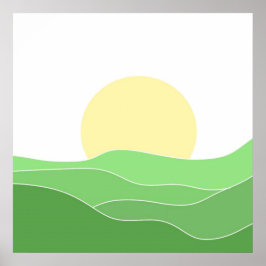 美しい風景画 ポスター